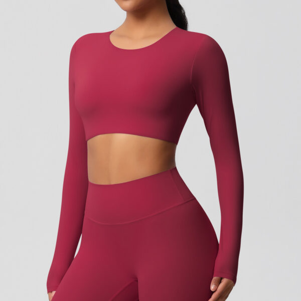 img_053-1.jpg Long-Sleeve Yoga Top – Classic Activewear (7104 Series) OEM Wholesale