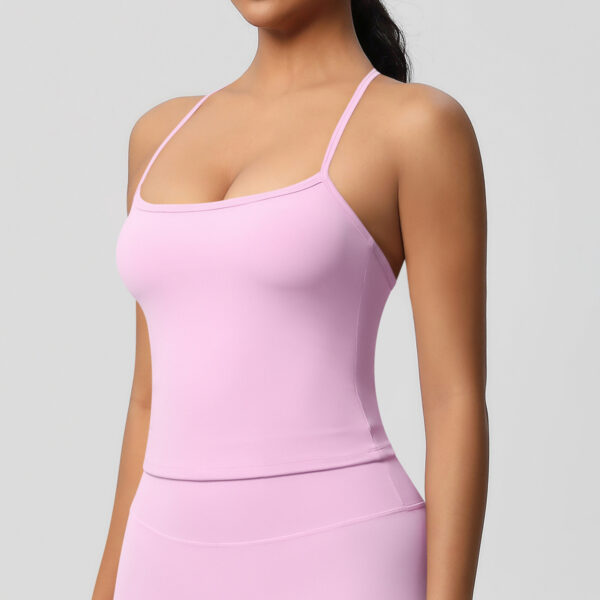 img_084-2-1.jpg Sleeveless Yoga Tank Top – Sculpt Backless Support Vest (7107 Series) OEM Wholesale